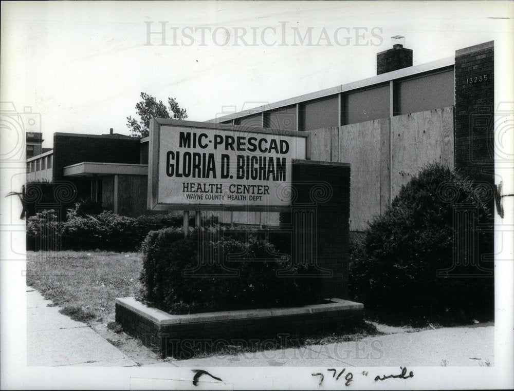 1981 Press Photo Gloria D Brigham Health Center Chicago - Historic Images