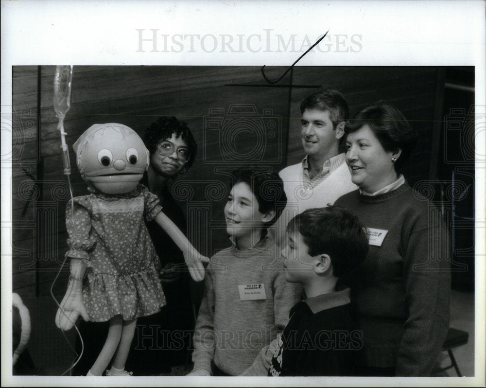 1985 Press Photo Michigan Health Awareness Program - Historic Images