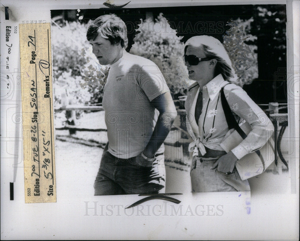 1975 Press Photo Susan Ford - Historic Images