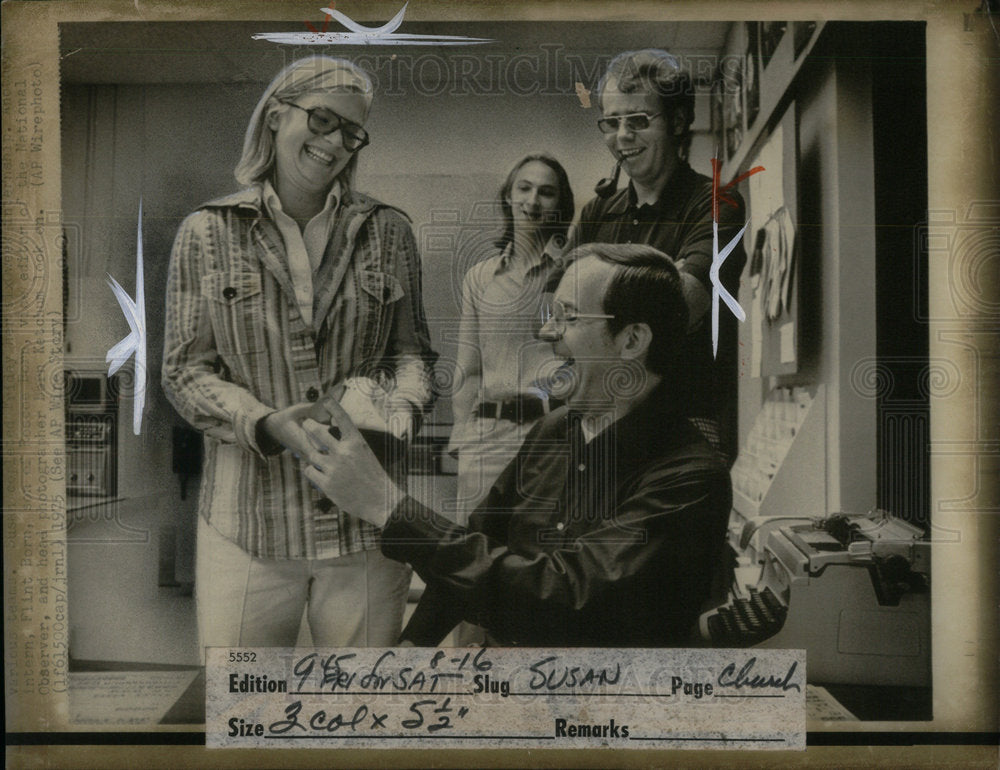 1975 Press Photo Susan Ford - Historic Images