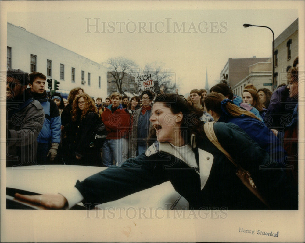 1991 Press Photo Northern Western University Evanston - Historic Images