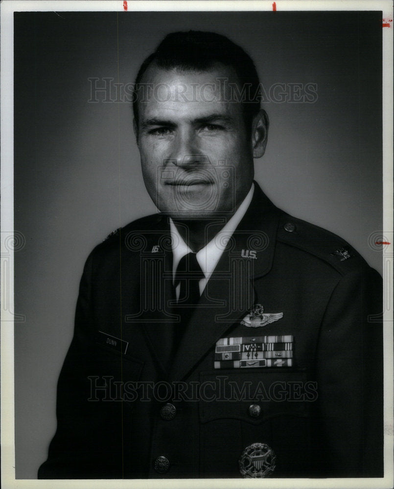 1981 Press Photo James Dunn Jr US Air Force Academy - Historic Images