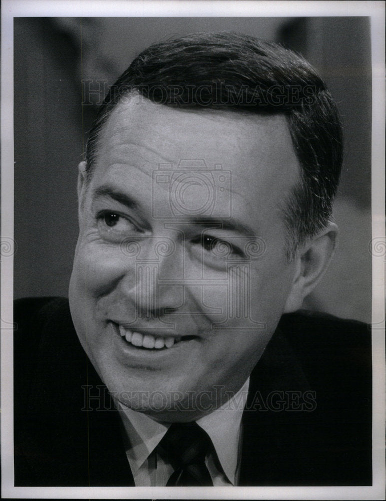 1968 Press Photo Hugh Downs TV Host News Anchor Author - Historic Images