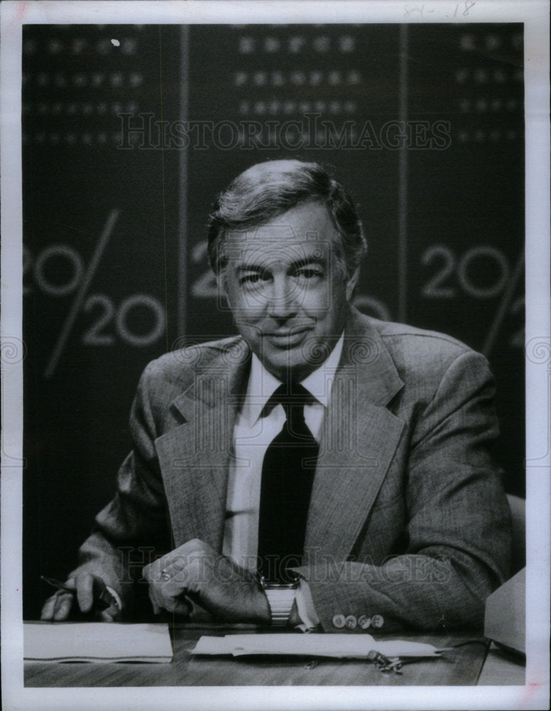 1978 Press Photo Hugh Downs America Broadcaster Anchor - Historic Images