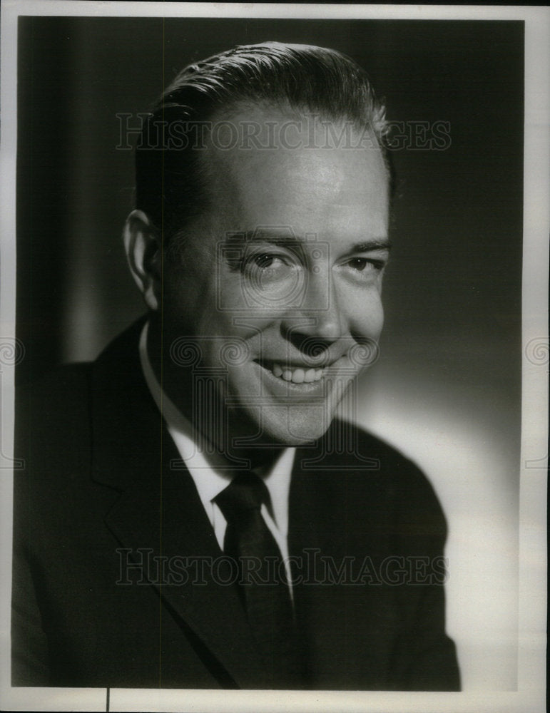 1963 Press Photo Hugh Malcolm Downs American TV Host - Historic Images