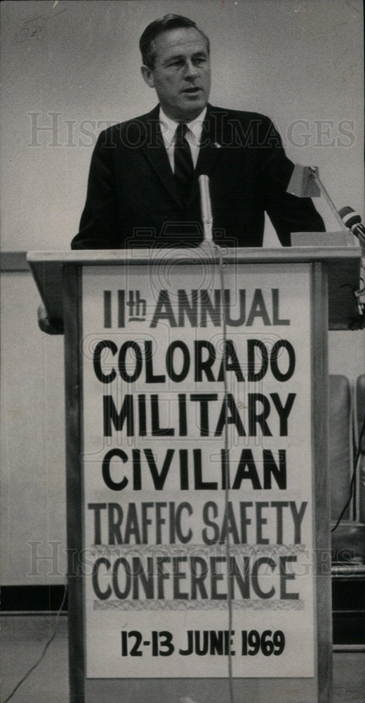 1969 Press Photo Colorado Governor John Arthur Love - Historic Images