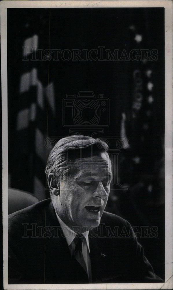 1970 Press Photo Governor John Love Office Important - Historic Images