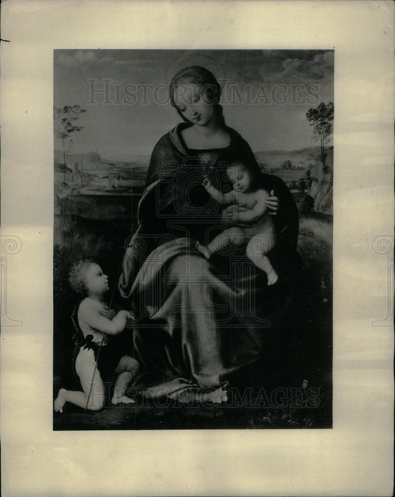 Press Photo Madonna Child John Virgin Mother Christ - Historic Images