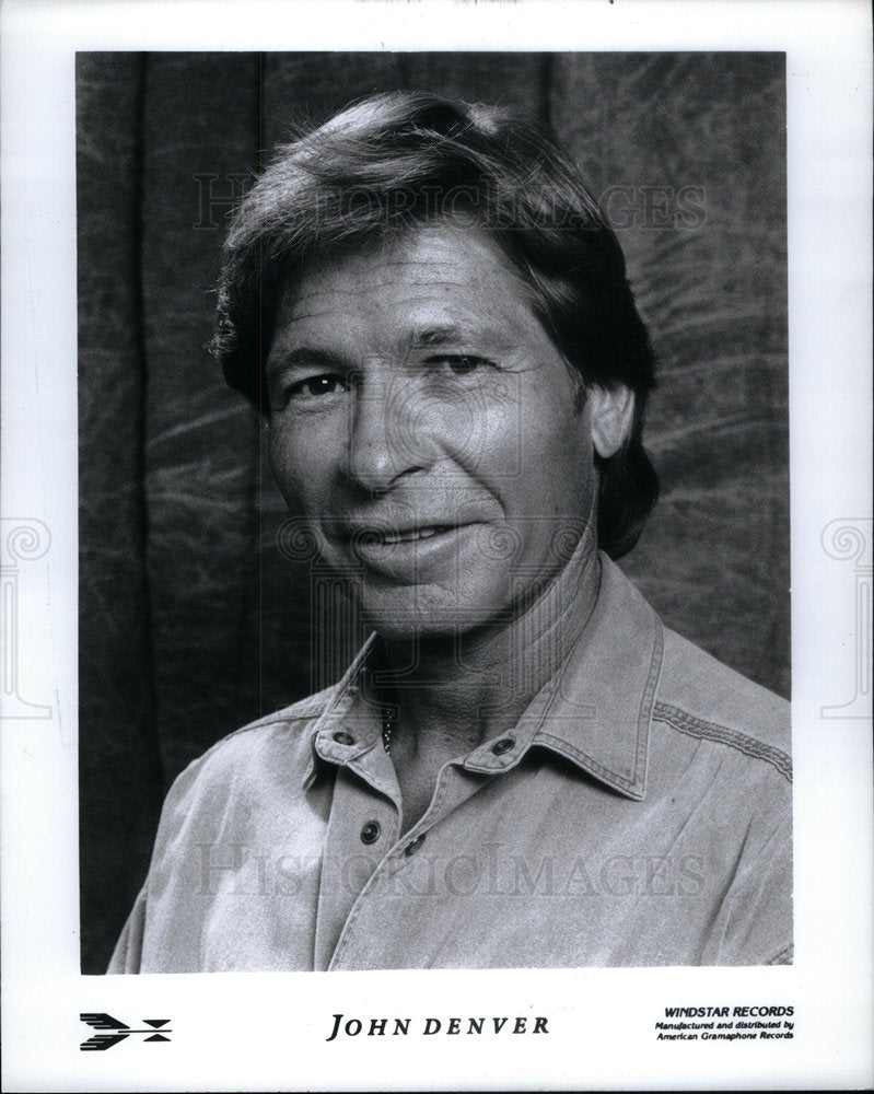 1992 Press Photo John Denver American Singer Musician - Historic Images