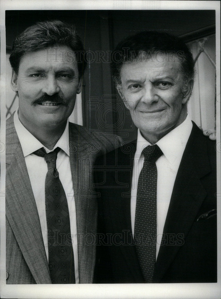 1986 Press Photo Cornel Wilde American Film Actor - Historic Images