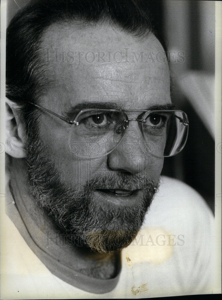 1981 Press Photo George Denis Patrick Carlin American - Historic Images