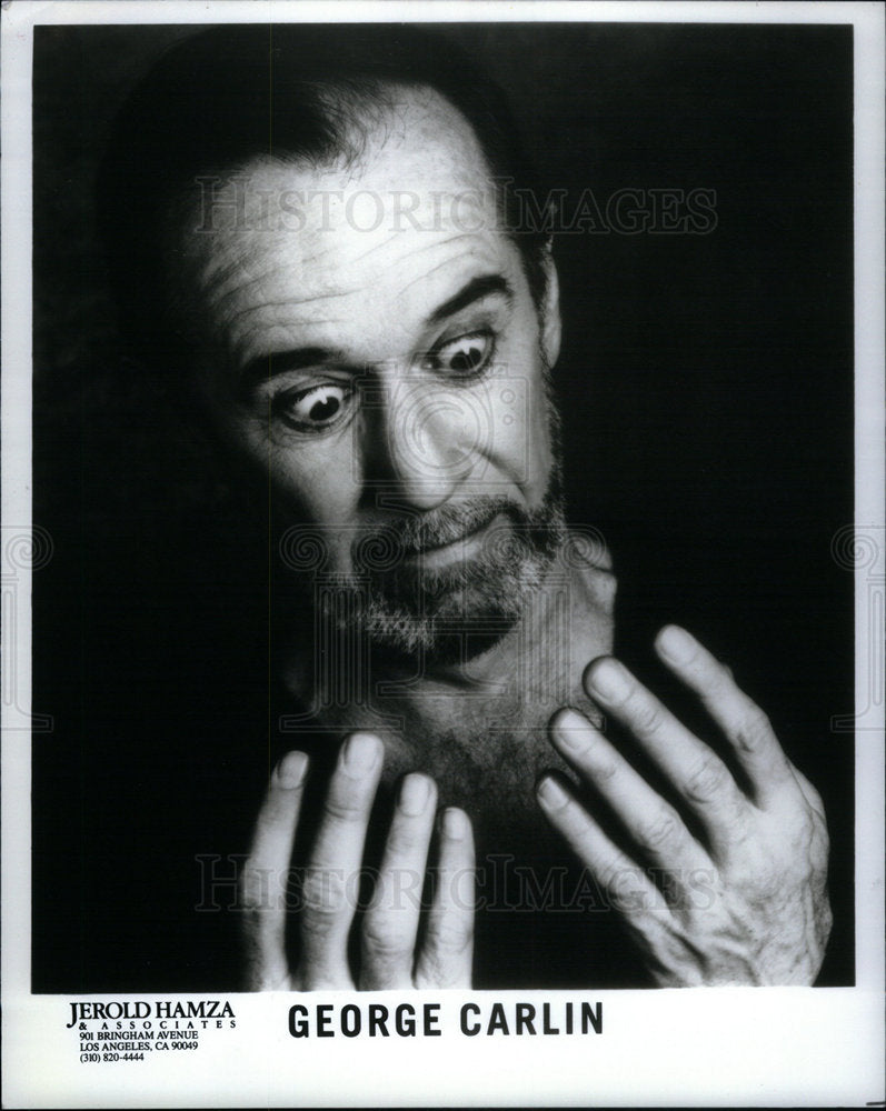 1994 Press Photo George Carlin Blue Theater Jerold - Historic Images