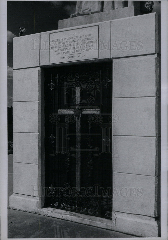 1961 Press Photo Mother Cabrini Shrine Colorado US - Historic Images