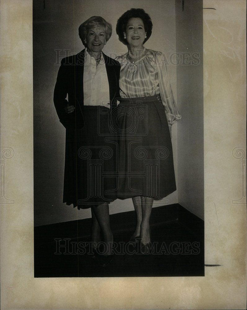 1980 Press Photo Reunion Denver Kitty Carlisle NY Harry - Historic Images