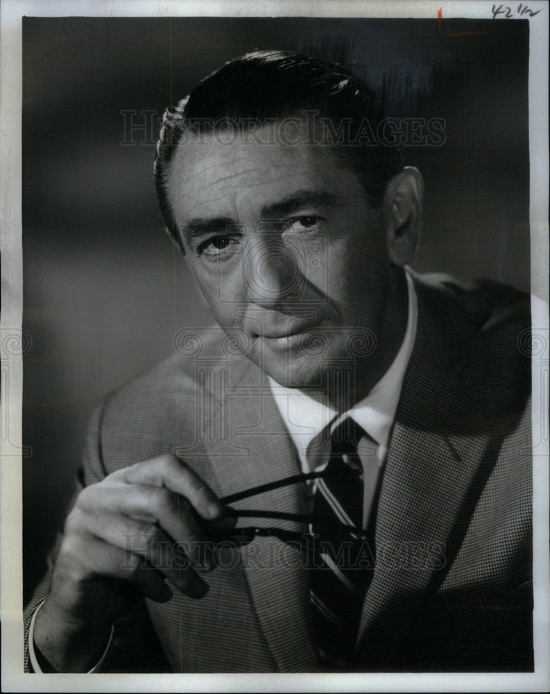 1965 Press Photo Macdonald Carey American Film Actor - Historic Images