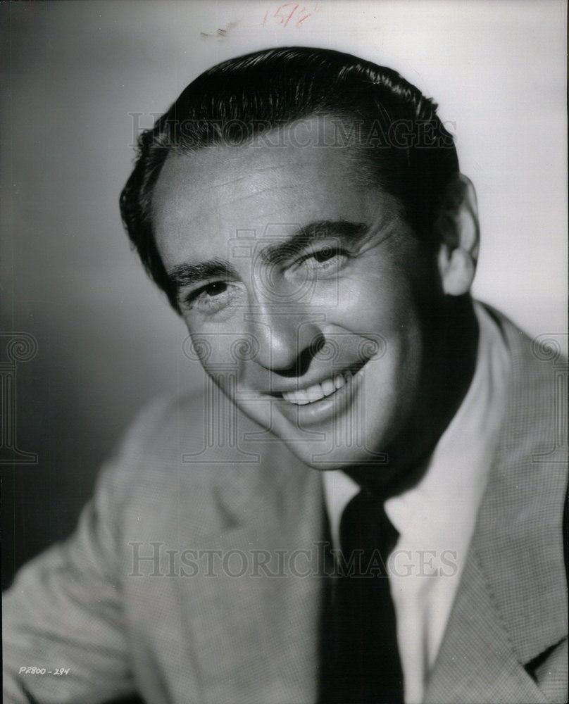 Press Photo Macdonald Carey star Great Missouri ride - Historic Images