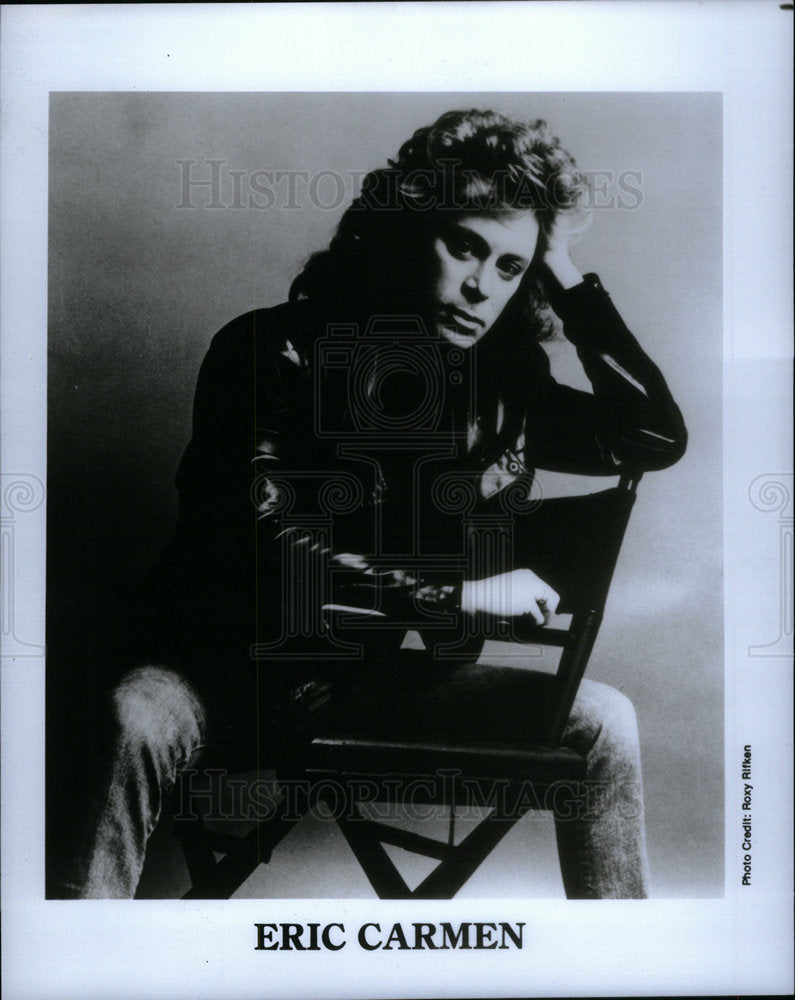 1988 Press Photo Eric Carmen Singer Songwriter Guitar - Historic Images