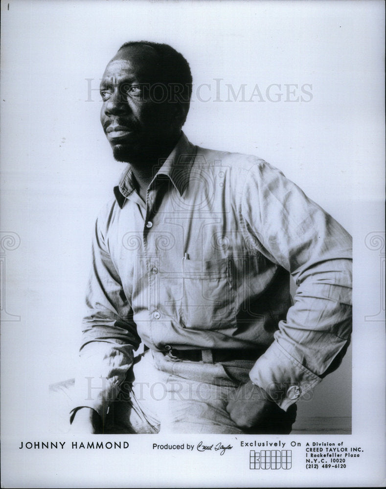 1975 Press Photo John Robert Smith American Jazz Soul - Historic Images