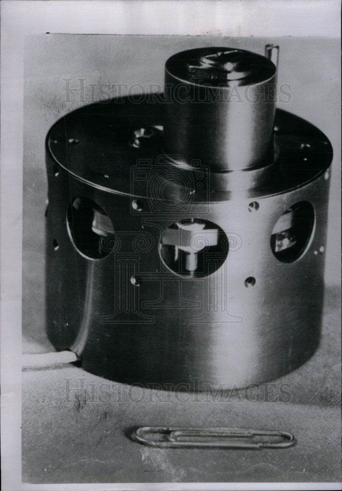 1958 Press Photo Explorer II US Satellite tape recorder - Historic Images