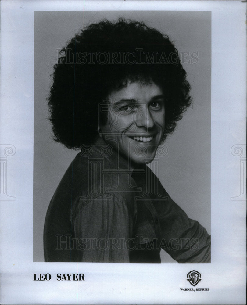 1978 Press Photo Leo Sayer British Singer Songwriter - Historic Images