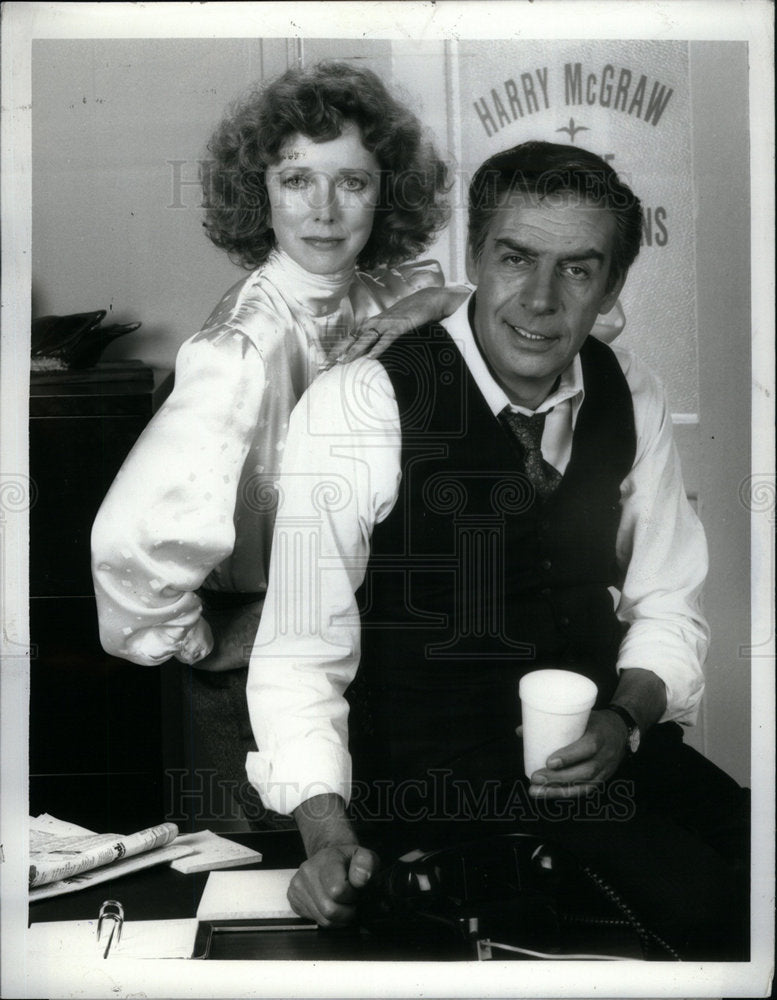 1987 Press Photo Jerry Orbach/ Barbara Babcock,actors - Historic Images