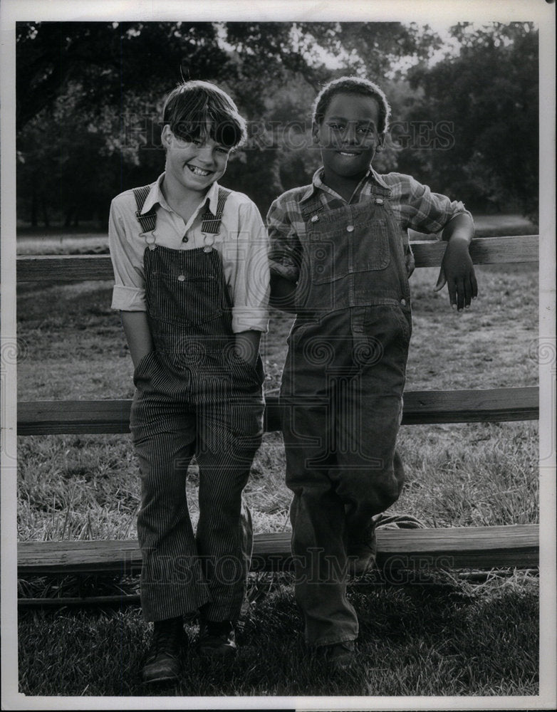 1981 Press Photo Childs Actors TV Show &quot;Palmerston USA&quot; - Historic Images