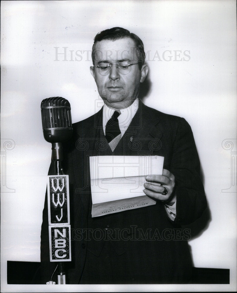 1941 Press Photo Union Organizer Michael F. Widman, Jr. - Historic Images