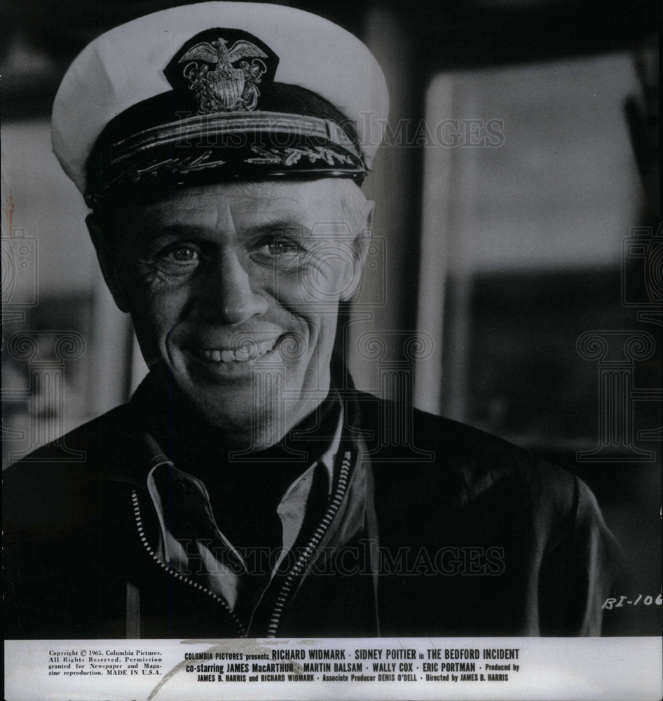 1965 Press Photo Richard Widmark &quot;The Bedford Incident&quot; - Historic Images