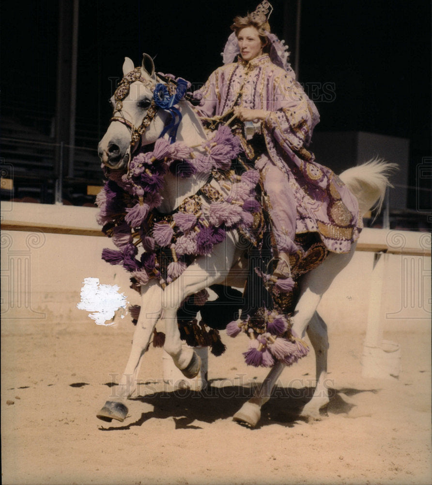 1985 Press Photo Colorado Arabian Horse Show - Historic Images