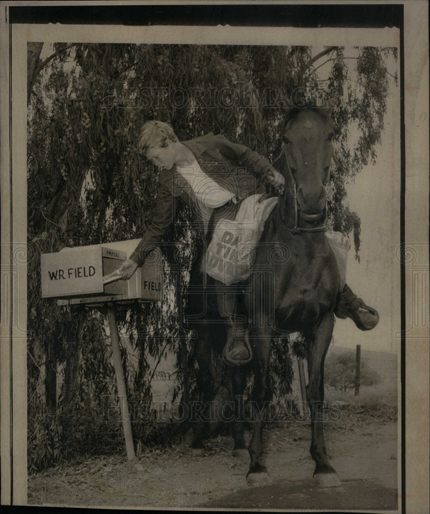 1972 Press Photo BOB WILLIS HORSE - Historic Images