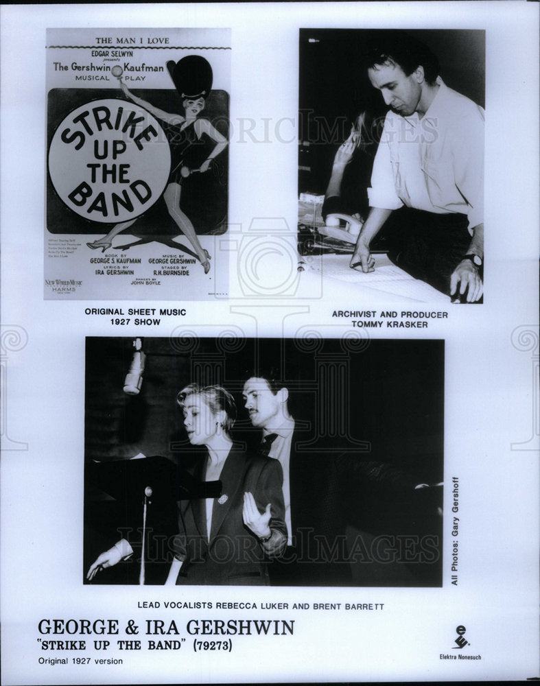 1991 Press Photo &quot;Strike Up the Band&quot; Gershwins&#39; - Historic Images