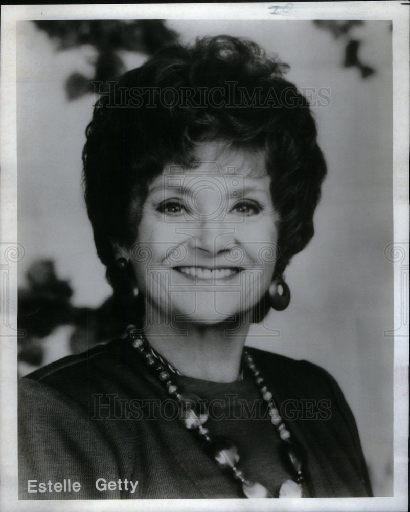 1988 Press Photo Estelle Getty - Historic Images