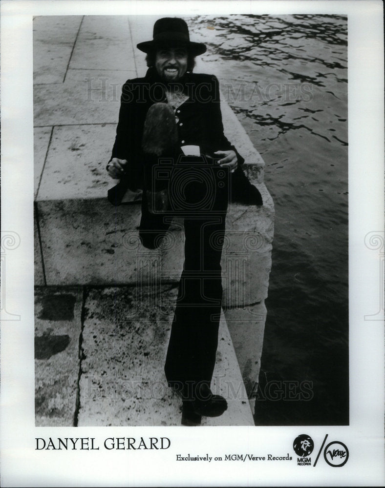 1972 Press Photo French Pop Singer Danyel Gerard - Historic Images