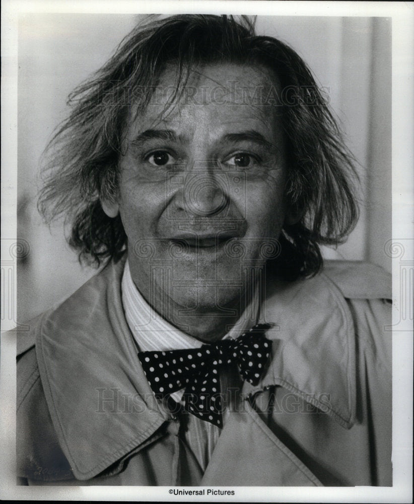 1981 Press Photo Actor Professor Irwin Corey &quot;Car Wash&quot; - Historic Images