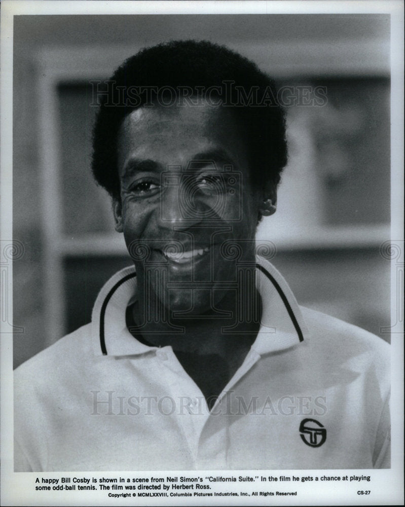 1980 Press Photo Actor Bill Cosby &quot;California Suite&quot; - Historic Images