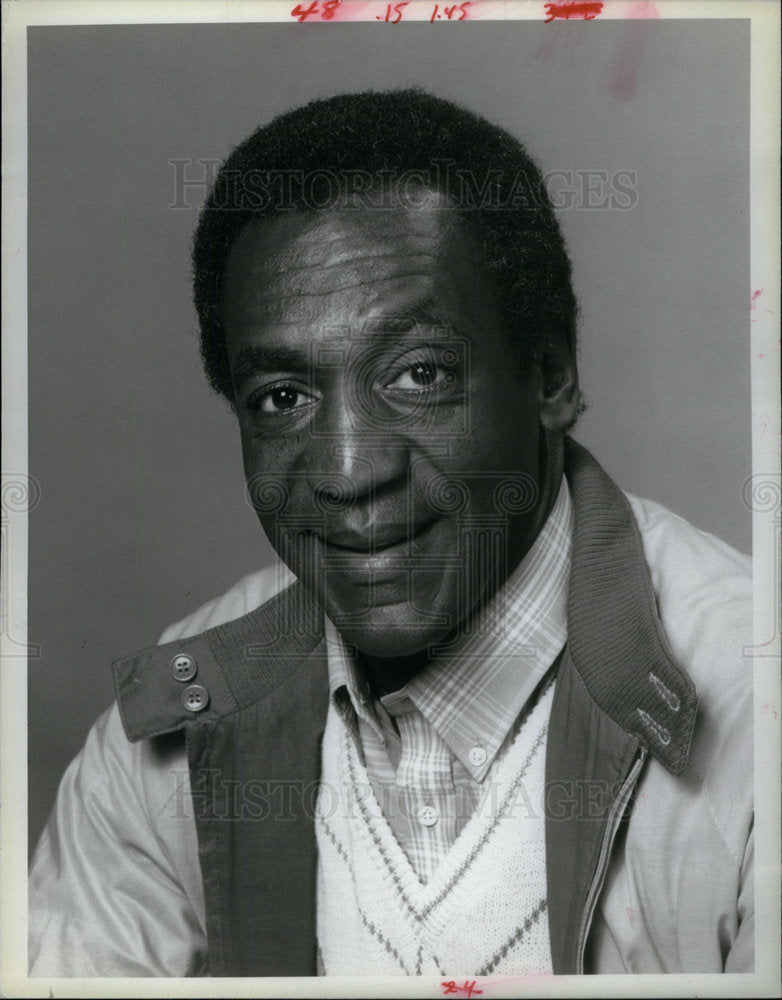 1984 Press Photo Actor and Comedian Bill Cosby - Historic Images