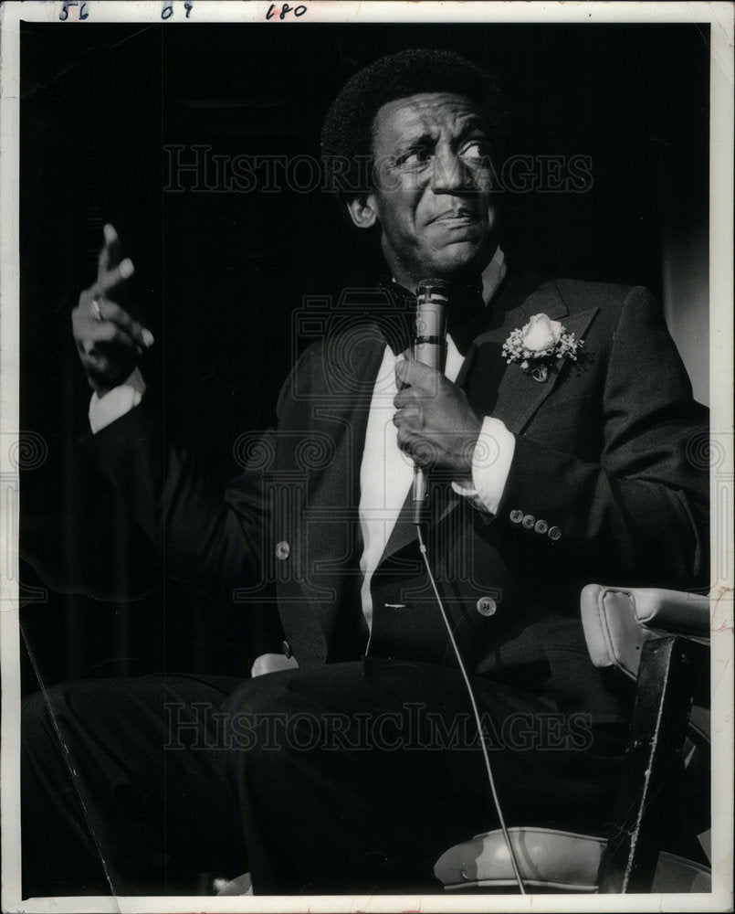 1976 Press Photo Stand Up Comedian &amp; Actor Bill Cosby - Historic Images