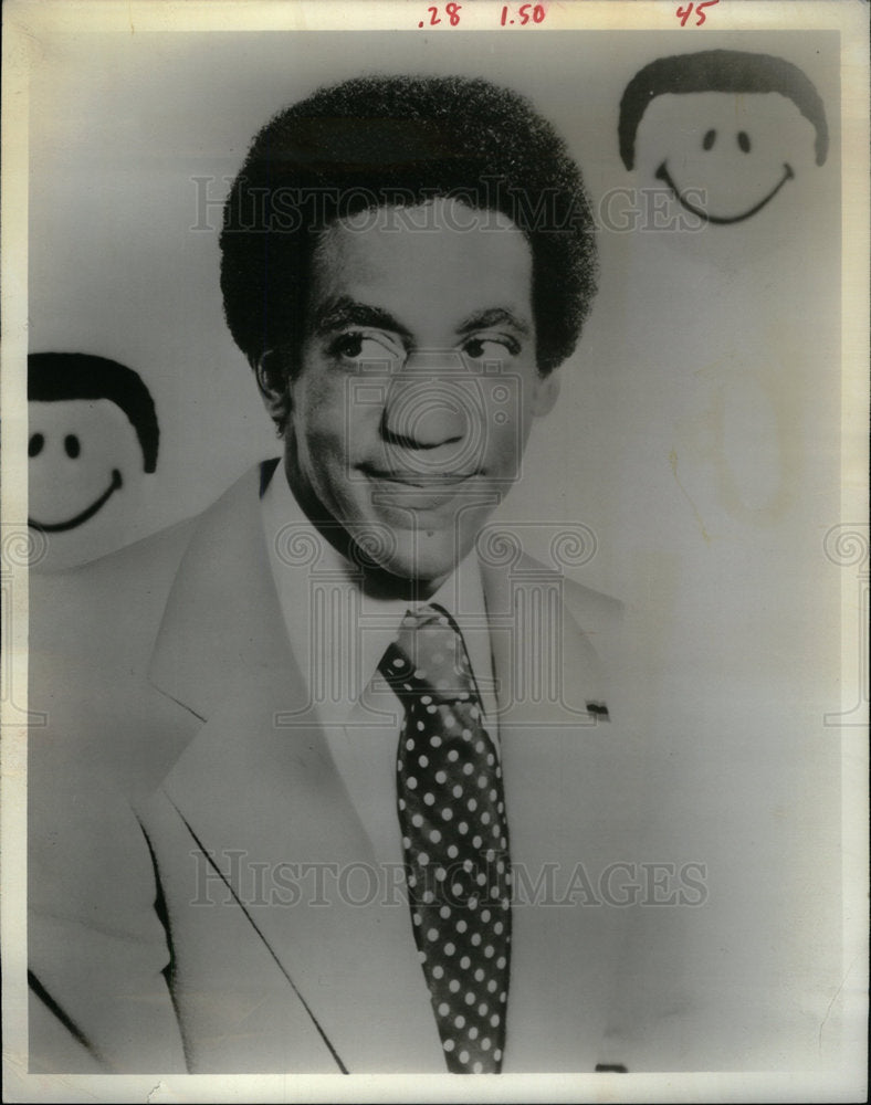 1974 Press Photo Bill Cosby Stand Up Comedian &amp; Actor - Historic Images