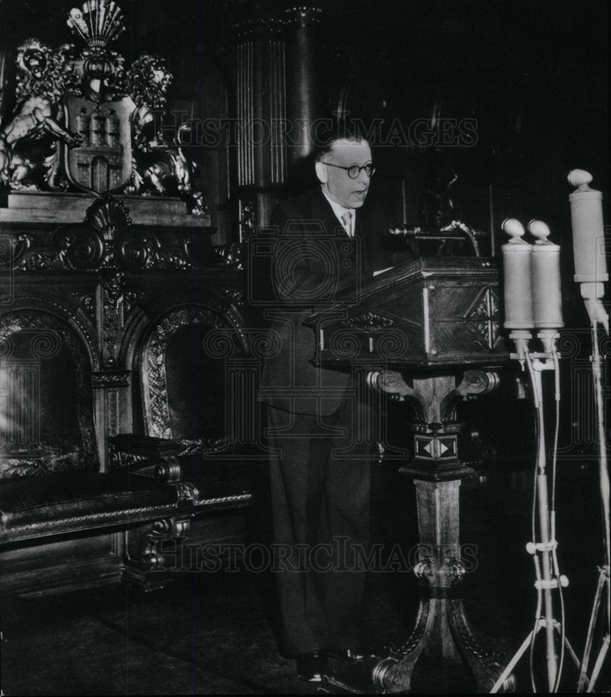 1969 Press Photo German President Gustav Heinemann - Historic Images