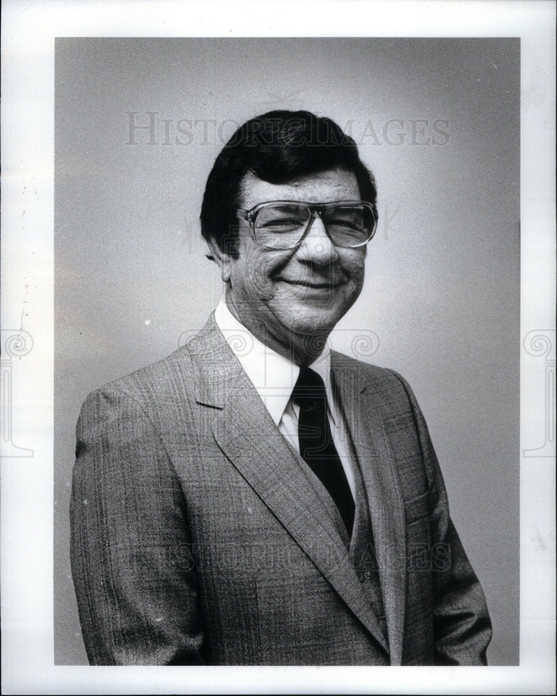 1981 Press Photo Clair R. Riner, Union Official - Historic Images