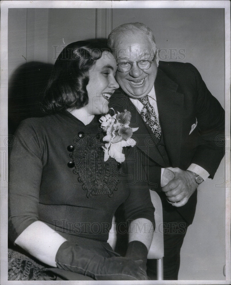 1952 Press Photo Marge Adams & Jack Adams - Historic Images