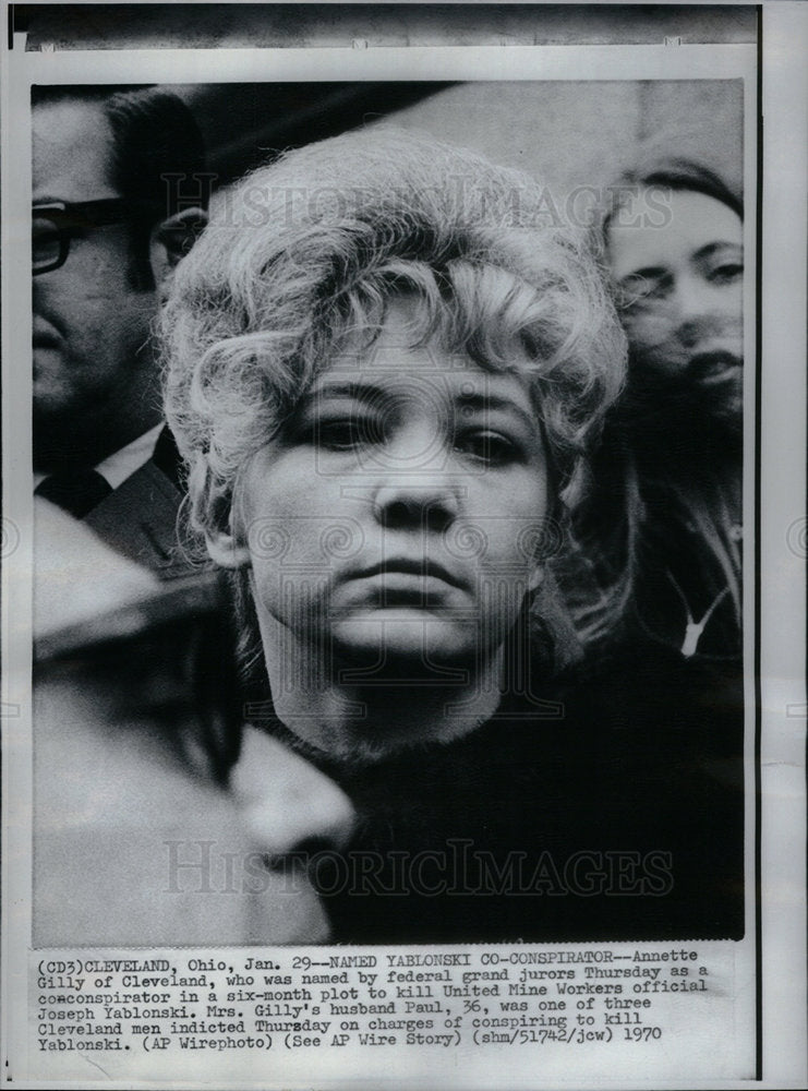 1970 Press Photo Mrs. Paul (Annette) Gilly, - Historic Images