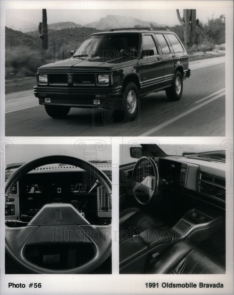 1991 Press Photo Oldsmobile Bravada - Historic Images