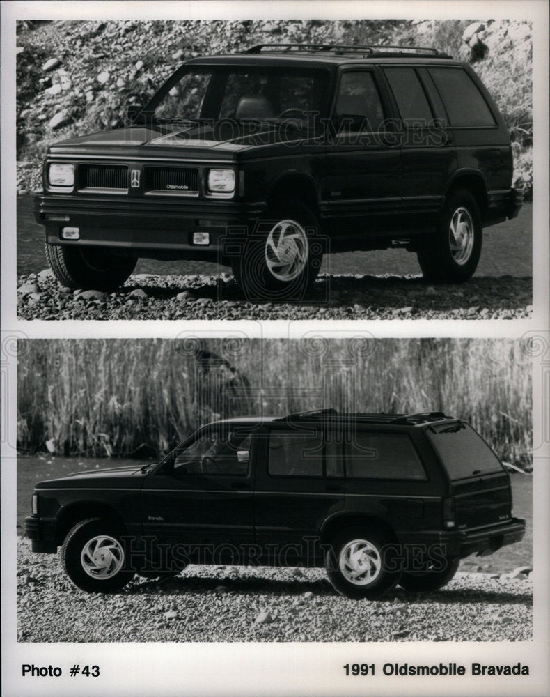 1991 Press Photo 1991 Oldsmobile Bravada - Historic Images