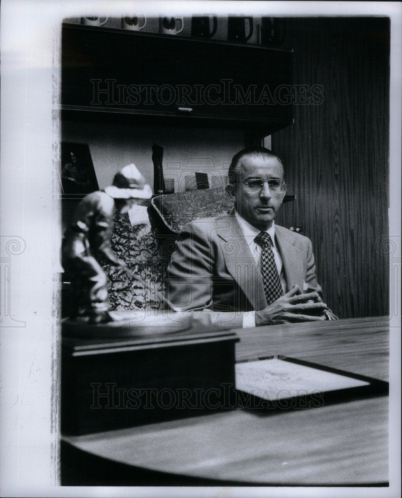 1978 Press Photo Paul Oreffice business executive DOW - Historic Images