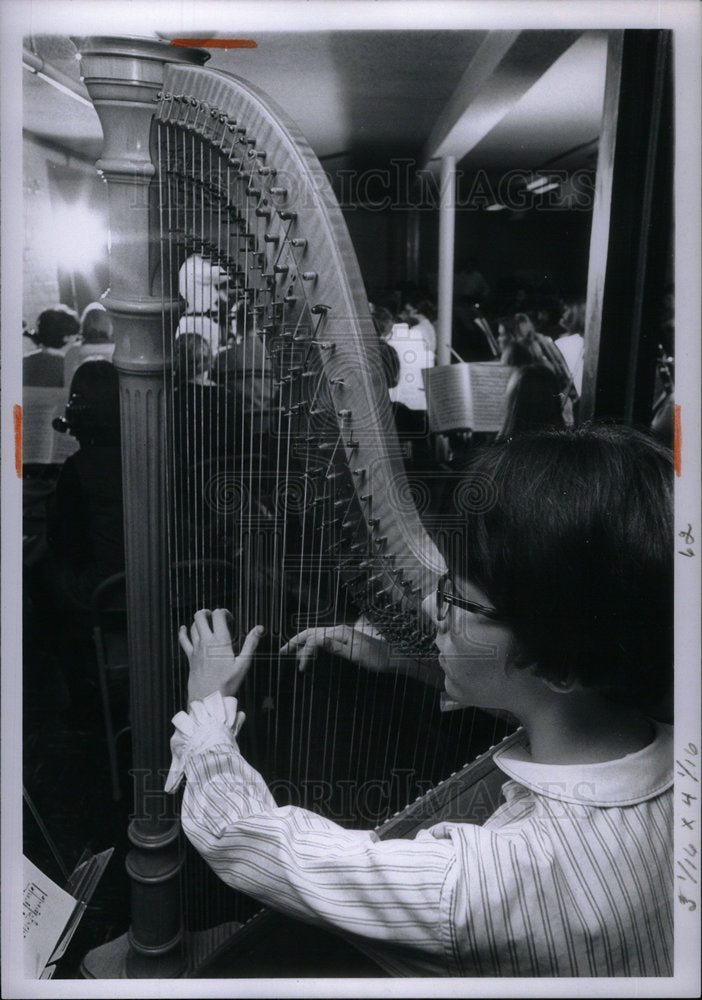 1967 Press Photo International Youth Symphony church - Historic Images