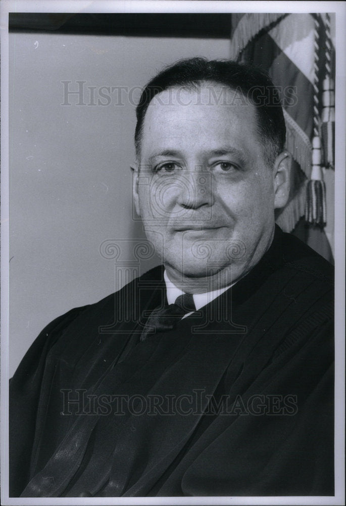 1969 Press Photo Judge Sam Olsen - Historic Images