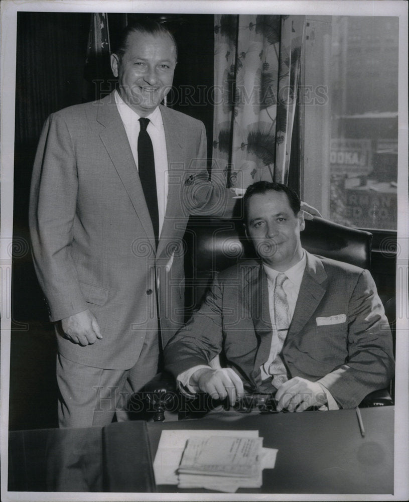 1957 Press Photo New Pros. Samuel Olsen - Historic Images