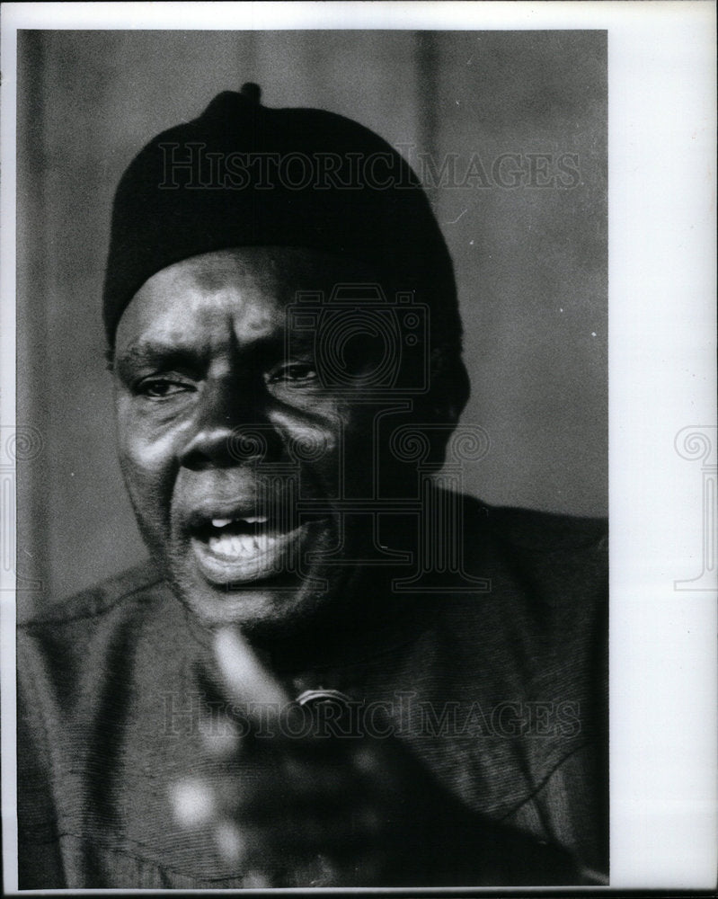 1983 Press Photo Nigerian Chief K. O. K. Onyioha - Historic Images