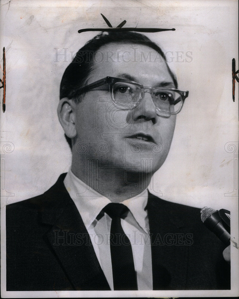 1968 Press Photo Senator Griffin at Sheraton Cadillac - Historic Images